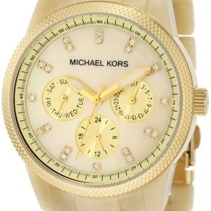 Michael Kors Women's Pearl Chronograph Watch